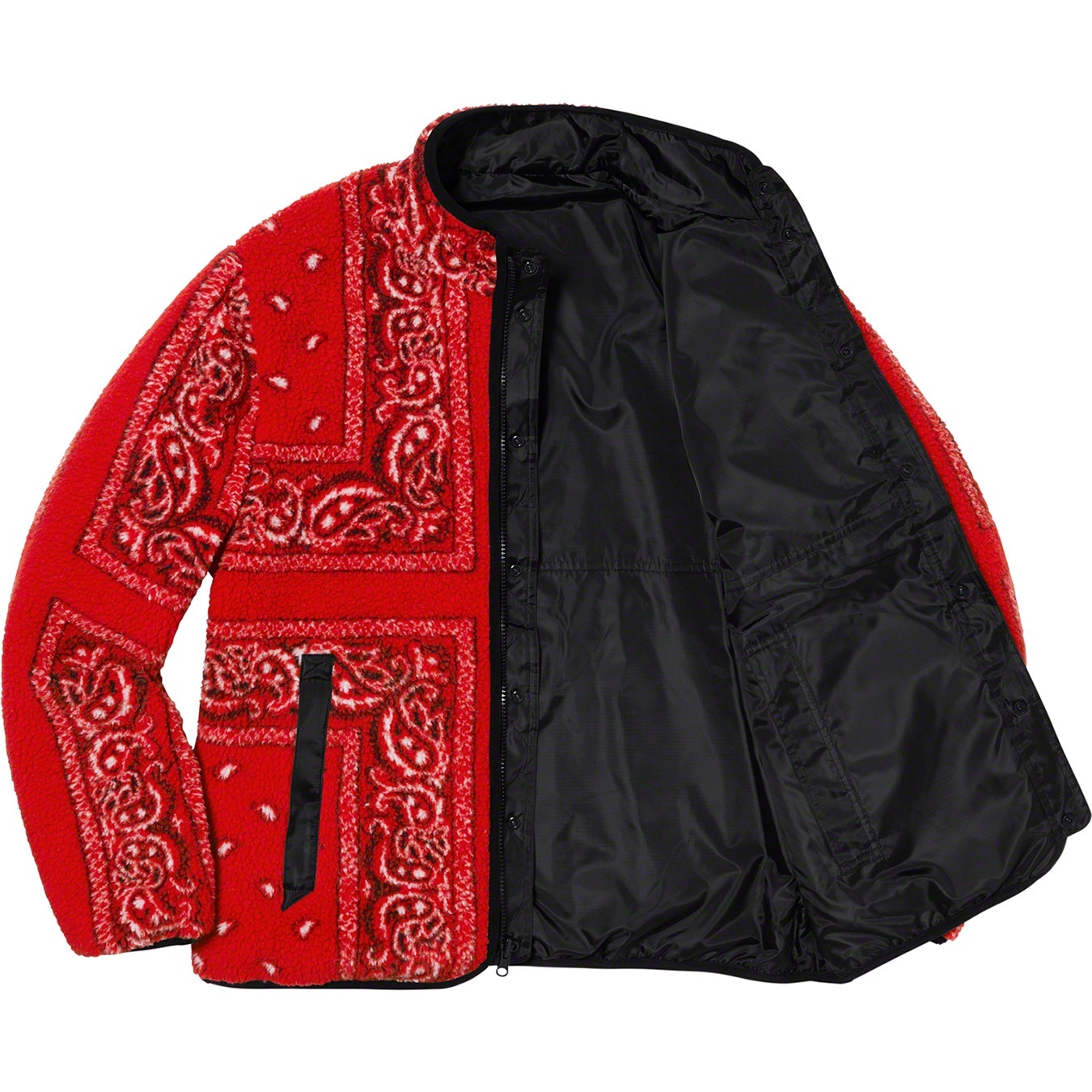 Reversible Bandana Fleece Jacket view 14